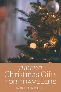 the absolute best list of christmas gifts for travelers from the boho traveller