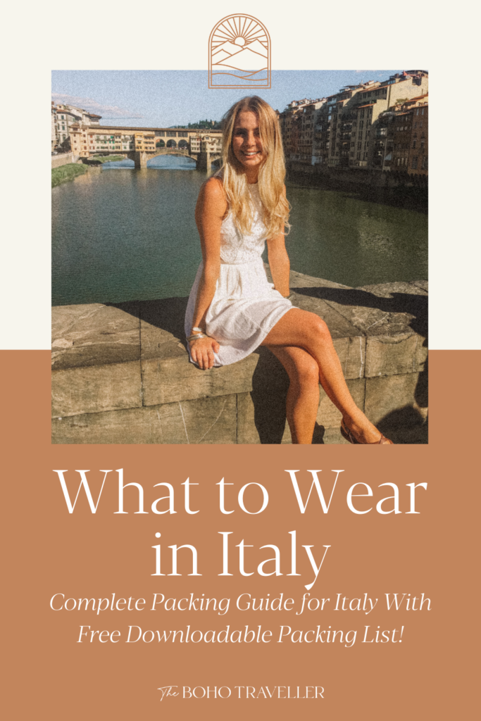 When planning your wardrobe for a trip to Italy, remember that fashion is a way of life. To effortlessly blend in with the stylish locals and respect the country's cultural heritage, consider packing a mix of classic and trendy pieces. Start with a few versatile staples like a well-fitted pair of jeans, comfortable sneakers, and a chic white blouse. For exploring historic sites and museums, opt for knee-length skirts or dresses to maintain modesty. Don't forget a light scarf to cover your shoulders when needed. Embrace Italian fashion with statement sunglasses, leather accessories, and a classic handbag. What to wear in Italy should reflect the vibrant Mediterranean lifestyle, so pack some colorful dresses and breathable linen outfits for those sunny days. Lastly, comfortable walking shoes are a must for cobblestone streets. With this mix of timeless elegance and modern flair, you'll be ready to savor every moment of your Italian adventure in style.
