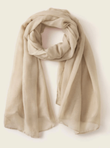 beige scarf to pack for italy