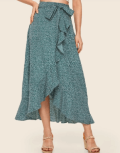 flowing wrap skirt for italy for summer