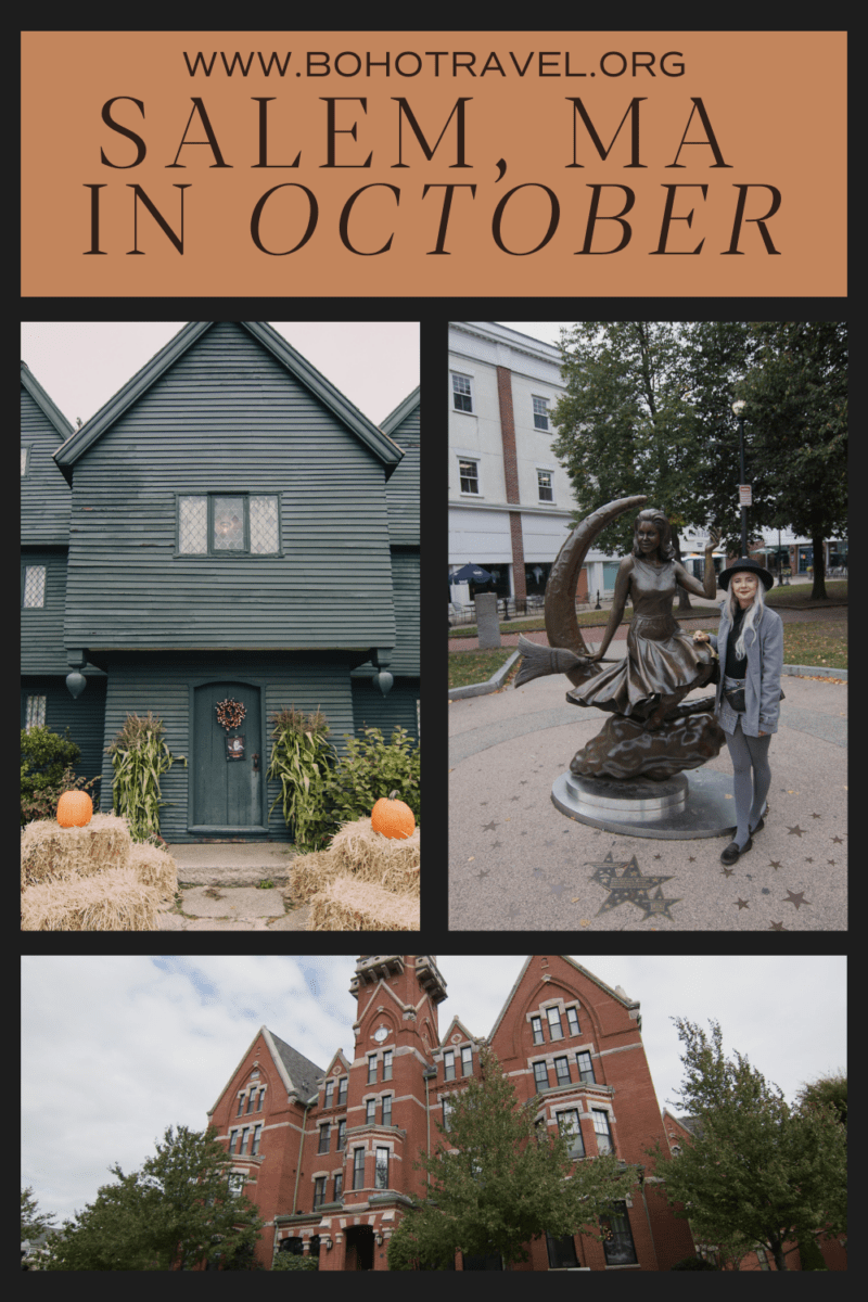 Salem in October -- Discover the magic of Salem in October: a time when autumn leaves and spooky tales come alive! Explore haunted houses, witch museums, and festive events in Witch City. Perfect for history buffs and thrill-seekers alike. Don’t miss this enchanting fall adventure in Salem! #saleminoctober #halloweeninsalem