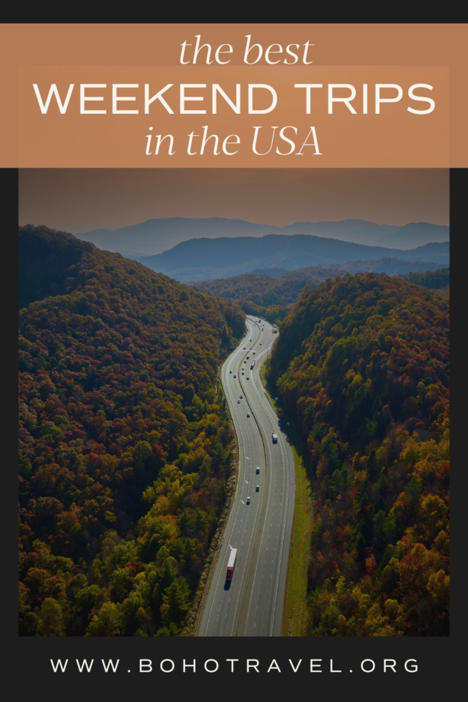 Explore the best of the USA on unforgettable Weekend Trips! From coastal havens to mountain retreats, our guide unveils ideal getaways for short breaks. Whether you crave nature, history, or city vibes, pack your bags for a rejuvenating adventure just a drive or flight away!