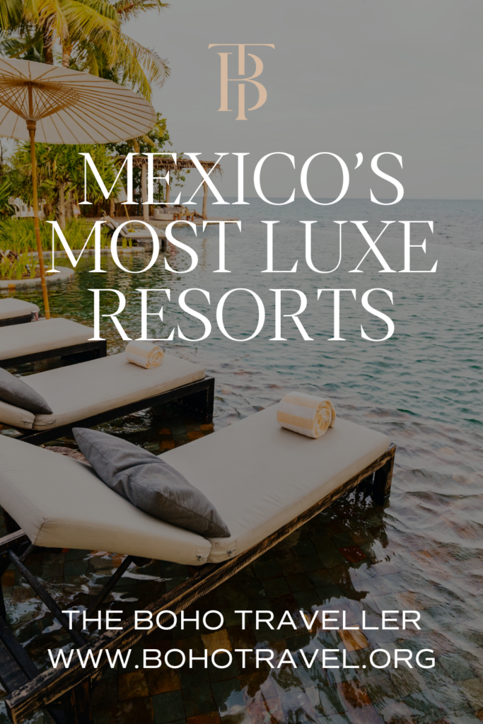 Explore indulgence at best luxury resorts in mexico.  Mexico's top 24 resorts from The Boho Traveller. From Andaz Mayakoba's modern chic to Excellence Playa Mujeres' tropical haven, discover opulence and Virtuoso perks. Book now for an unforgettable experience