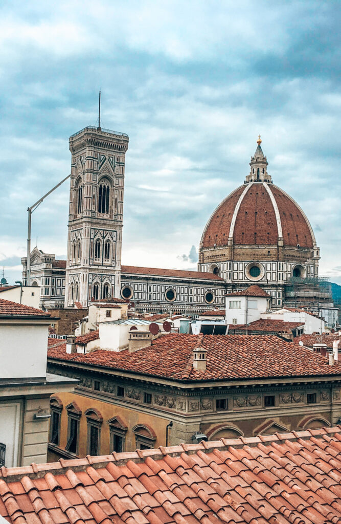 View of the city center of Florence