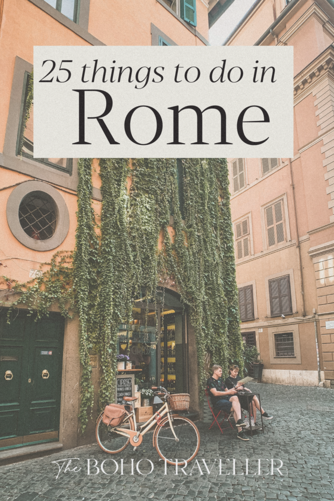 Discover the best things to do in Rome! From iconic landmarks like the Colosseum and Vatican to hidden gems and culinary delights, explore our top 25 activities for an unforgettable Roman adventure. Plan your trip with insider tips and must-see attractions. 